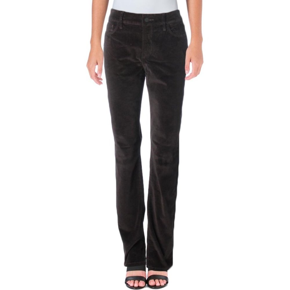 NWT Corduroy MOLASSES Samantha NYDJ Not Your Daughters Jeans Slim Straight